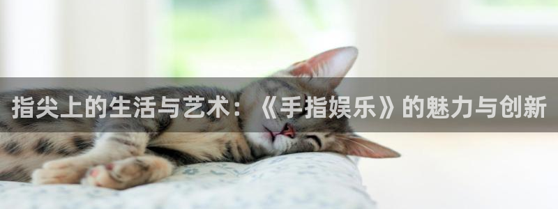 优贝娱乐：指尖上的生活与艺术：《手指娱乐》的魅力与创新